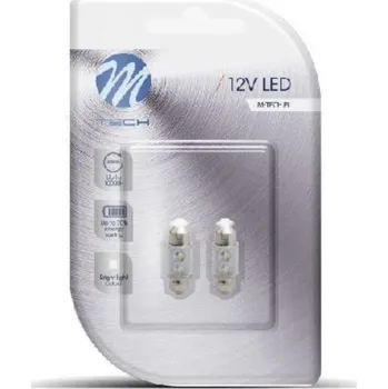Autožárovka M-Tech LED Žárovka C5W 12V 0.3W 31mm 2XFLUX