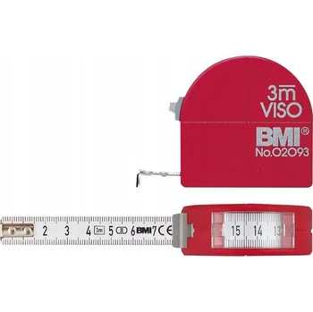 metr Svinovací metr 3 m x 16 mm s kružítkem BMI