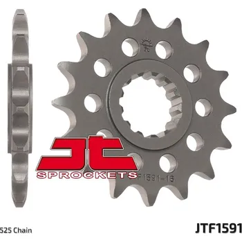 Motodíl JT řetězové kolo přední 2091 15 YAMAHA FZ8 10-15, MT 09 14-20, MT 07 14-24 TDM 900 02-13 (-1), TENERE 700 20-24 (originál) (209115JT) (řetěz 525) (JT řetězové kolo přední 2091 15 YAMAHA FZ8 10-15, MT 09 14-20, MT 07 14-24 TDM 900 02-13 (-1), TENERE 700)