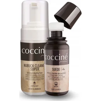 Přípravek pro údržbu obuvi Coccine sada pro péči o obuv - přípravek na renovaci semiše a nubuku, čisticí pěna na obuv
