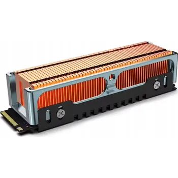 SSD disk Pasivní chladič SSD M.2 pro NVMe disky 2280, měděná žebra, 401W/mK