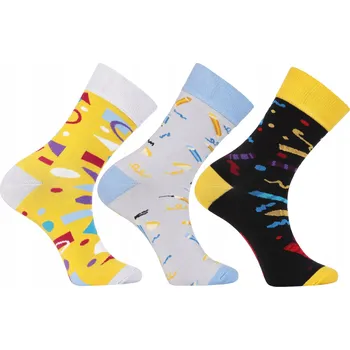 Pánské oblečení Ponožky Pánské vysoké oblekové vysoké barevné MORAJ 3-párové 39-42