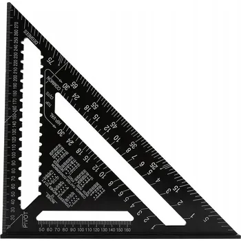 Úhloměr Univerzální úhelník Rastool hliníkový 300 mm 0,10°