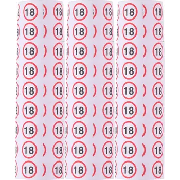 Party dekorace Narozeninové serpentiny na 18. narozeniny, papírové stuhy na oslavu, 27 ks