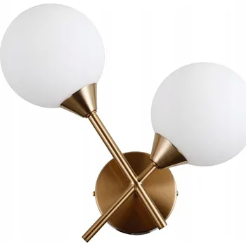 Nástěnné svítidlo Nástěnné svítidlo Italux zlaté G9 5 W