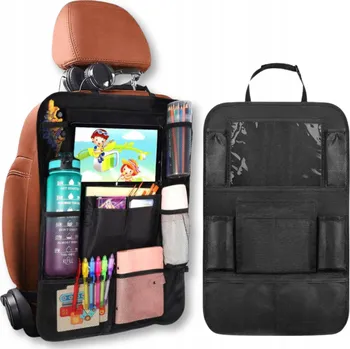 autokoberec Organizér na sedadlo do auta, taška, ochrana sedadla, kryt