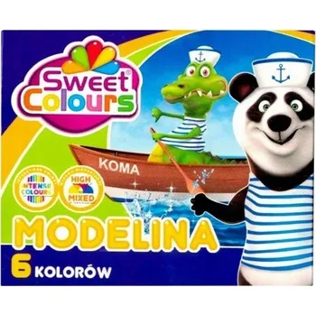 Modelovací hmota Modelovací hlína Sweet Colours 6 ks