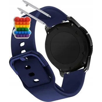 Pouzdro na mobilní telefon Pásek Řemínek pro Skagen SKT5100 Connected, Silikon, tmavě modrá smyčka