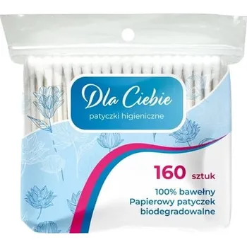 Vatová tyčinka Hygienické tyčinky Dla Ciebie 160 ks