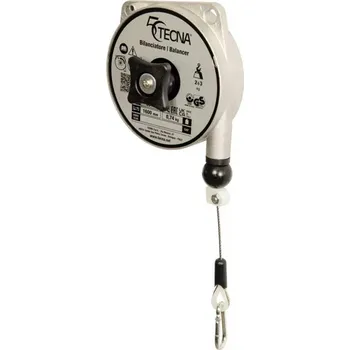 Lany Vyvažovač Tecna 9313, nosnost 2 - 3 kg, nerezové lano s karabinou dl. 1600 mm