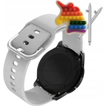 Pouzdro na mobilní telefon Řemínek Řemínek pro Pacific Black PC00126, Silikonový Šedý Smyčka, nastavitelný