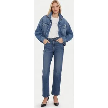 Oblečení a móda Calvin Klein Jeans Jeansy LV047D743G Modrá Straight Fit 30