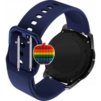 Pouzdro na mobilní telefon Řemínek Řemínek pro Mobvoi TicWatch C2 Plus, Silikonový Tmavě Modrý Smyčka, nastavitelný