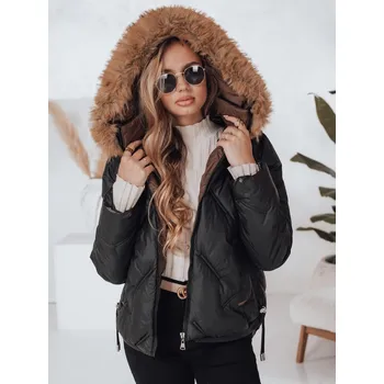 Dámská zimní bunda s kapucí COLDLIKE Dstreet TY5001 Barva: Černá, Velikost: S