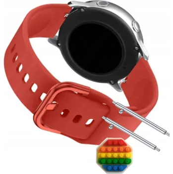 Pouzdro na mobilní telefon Pásek Řemínek pro Zeblaze Stratos 3, Silikon Červený Poutko, nastavitelný