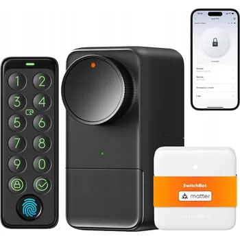 chytrý zámek Elektronický zámek BT SwitchBot WiFi Smart Lock Pro s dotykovou klávesnicí