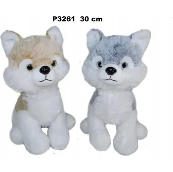 plyšák Pes Husky 30 cm 2953