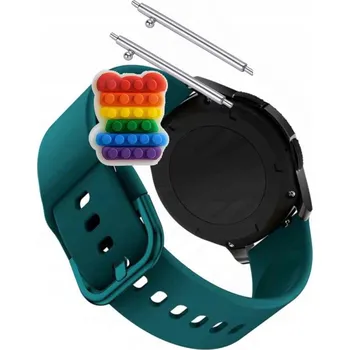 Pouzdro na mobilní telefon Pásek Řemínek pro Motorola Moto Watch 100, Silikon Zelený Poutko, nastavitelný