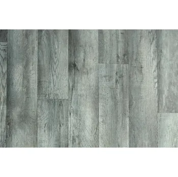 vinylová podlaha PVC podlaha imitace dřeva, šířka 3 m, moderní šedá, silná PRESTO