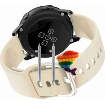 Pouzdro na mobilní telefon Pásek Řemínek pro Colmi P73, Silikon Béžová Poutko, nastavitelný