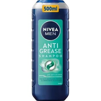 Šampon NIVEA MEN ANTI GREASE Osvěžující Šampon na vlasy pro muže 500 ml