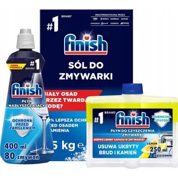 Finish Sada Čistič, Sůl, Leštidlo, Čisticí Tablety