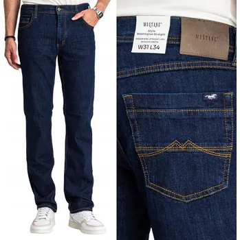 Pánské džíny MUSTANG Washington Straight Pánské džíny rovného střihu klasické W36 L34