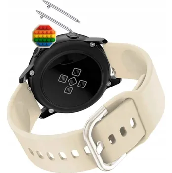 Pásek Řemínek pro Huawei Watch GT4 46 mm, Silikon Béžová Poutko, nastavitelný