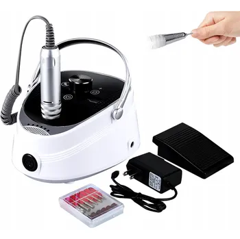 PROFESIONÁLNÍ VÝKONNÁ BRUSKA NA NEHTY MANIKÚRA PEDIKÚRA + SADA FRÉZ 50W