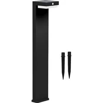 Venkovní osvětlení Kvadratický osvětlovací sloupek Zuma Line s integrovaným LED zdrojem, 71,3 cm, bílý