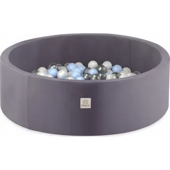 Suchý bazén Suchý bazén s míčky dětská ohrádka MISIOO Velvet 200 míčků
