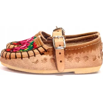 Chlapecká obuv Dětské papuče BABA s přezkami vícebarevné velikost 20