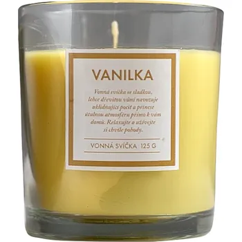 Svíčka Q-Home vonná svíčka 125 g Vanilka