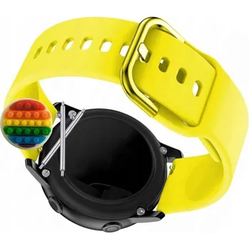 Pouzdro na mobilní telefon Řemínek Řemínek pro Colmi i30, Silikonový Žlutý Smyčka, nastavitelný