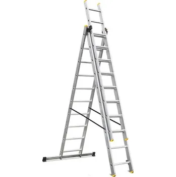 Žebřík Žebřík průmyslový víceúčelový Al 3x10 PRAKTIKMAXMIX Sklad14 g200013 (PRAKTIKMAXMIX Sklad14 )
