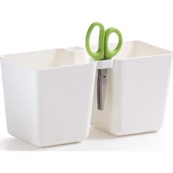 Květináč Květináč na bylinky Twins Cube 2,5l bílý PRAKTIKMAXMIX Sklad14 DTC245b (PRAKTIKMAXMIX Sklad14 )