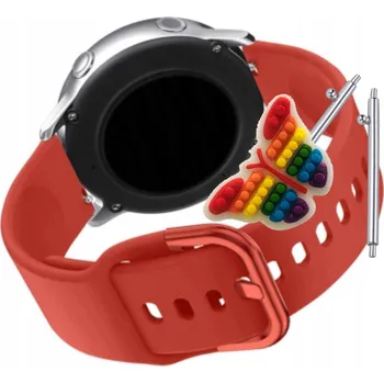 Pouzdro na mobilní telefon Pásek Řemínek pro Maxcom FW36 Aurum SE, Silikon Červený Poutko, nastavitelný