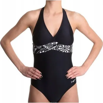 Dámské plavky Dámské jednodílné plavky Zoggs Optic Plunge, velikost 34