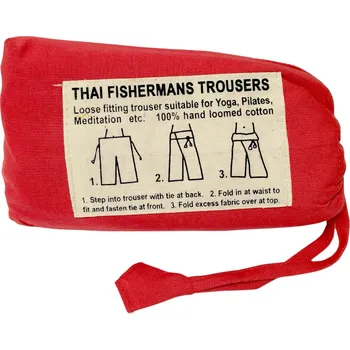 Dámské kalhoty Kalhoty na jógu, tai-chi, chi-kung - různé barvy Barva: Červená