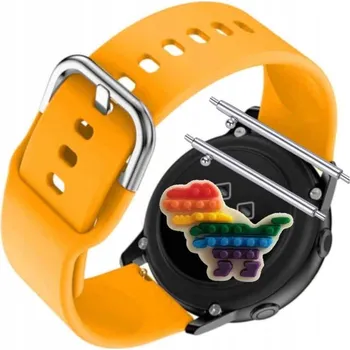 Pouzdro na mobilní telefon Řemínek pro Chytré Hodinky Jugeman P99, silikonová smyčka s mrkvovým efektem,