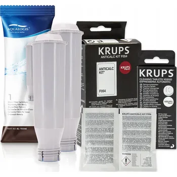 Kávovar Sada Krups - filtr AL-TES46 2 ks, Odvápňovač Krups F054, KRUPS XS3000