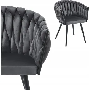 Jídelní židle Židle Viking velur šedá 1 ks