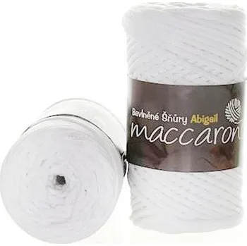 Příze Příze Abigail, 3mm, bílá, 401