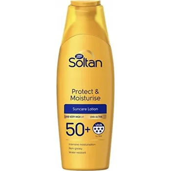 Přípravek na opalování Soltan Protect & Moisture opalovací mléko SPF50+ velmi vysoká ochrana