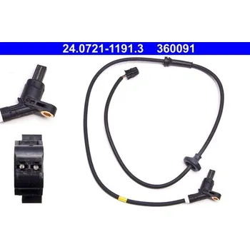 Přislušenství brzdového systému Snímač, počet otáček kol ATE 24.0721-1191.3