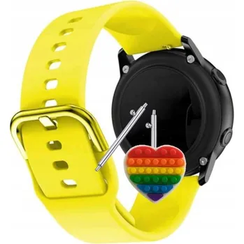 Pouzdro na mobilní telefon Pásek Řemínek pro Cubot C28 AI Chytré Hodinky, silikon, žluté poutko, nastavitelný