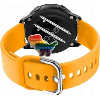 Pouzdro na mobilní telefon Pásek Řemínek pro Doogee CS1, Mrkvový silikonový smyčkový, nastavitelný