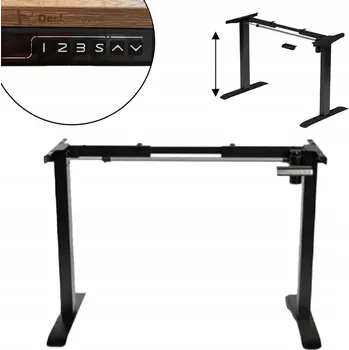 Psací stůl Obdélníkový psací stůl Deskoverse 85 x 65 x 71 cm černý