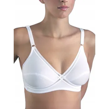 Podprsenka Sassamode podprsenka nevyztužená bílá velikost 85D