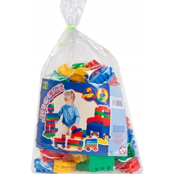 ostatní stavebnice ND39_448122 - STAVEBNICE 100 DÍLŮ BAG LUPO FOL